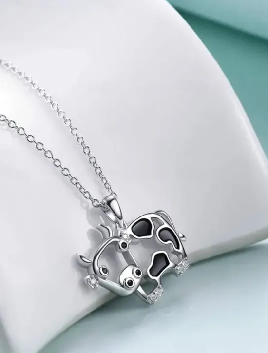 Online Necklace Chrome Women's Fashion Cute Classic Animal Lovely Geometric Necklace For Party Street Gift Women Trendy Jewelry