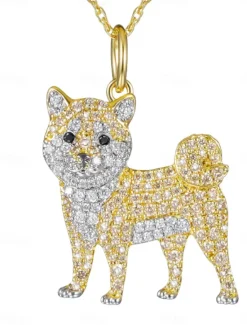 Necklace Chrome Women's Fashion Cute Classic Animal Cute Lovely Geometric Necklace For Daily Women Trendy Jewelry