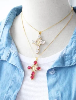 Sale Necklace Copper Women's Fashion Cute Classic Lovely Geometric Necklace For Daily Women Trendy Jewelry