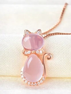 Best Necklace Stone Women's Fashion Cute Classic Animal Lovely Necklace For Daily Women Trendy Jewelry|Spring Accessories
