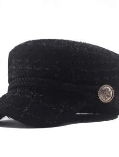 1pc Adjustable Trendy Beret Cap Retro Windproof Artist Hat Women Hats