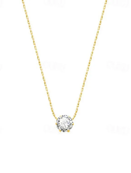 Online 1PC Choker Necklace For Women's Party Evening Gift Alloy Classic Precious Women Trendy Jewelry