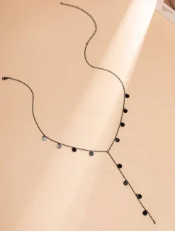 Discount 1PC Long Necklace For Women's Party Evening Daily Alloy Long Star Women Trendy Jewelry