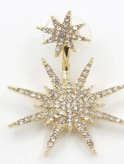 Clearance 1PC Women's Earrings Chic & Modern Party Star Earring / Wedding / Gold / Silver / Fall / Winter Women Trendy Jewelry