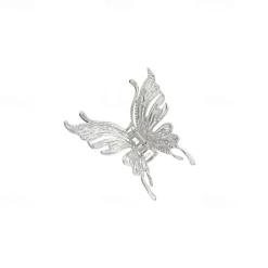Outlet 1PC Women's Girls' Hair Claws Hair Clip For Daily Butterfly Hair Claw Metal Butterfly Hair Clips Clamp Nonslip Hair Claw Hair Accessories for Women Girls for Thinner Thick Hair Styling Fashion Hair Women Accessories