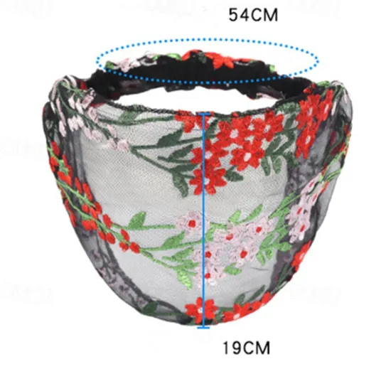 Best 1PC Women's Headbands Hair Band For Street Daily Holiday Birthday Classic Fabric Black White Red Women Hats