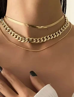 Best 3pcs Jewelry Set For Women's Wedding Party Evening Gift Alloy Vintage Style Women Trendy Jewelry