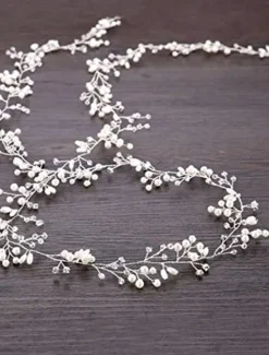 5pcs Keendarmi Bridal Hair Vine Crystal Wedding Head Piece Bride Wedding Hair Vine Hair Accessories for Bridesmaid and Flowergirls Women Accessories