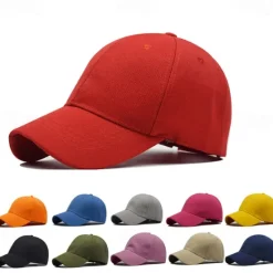 New 1pcs Unisex Cap Casual Solid Curved Sun Visor Baseball Cap Adjustable Snapback Hats For Women Men Hip Hop Cap Street Dad Hat Women Hats