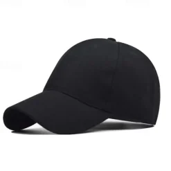 New 1pcs Unisex Cap Casual Solid Curved Sun Visor Baseball Cap Adjustable Snapback Hats For Women Men Hip Hop Cap Street Dad Hat Women Hats