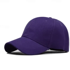 New 1pcs Unisex Cap Casual Solid Curved Sun Visor Baseball Cap Adjustable Snapback Hats For Women Men Hip Hop Cap Street Dad Hat Women Hats