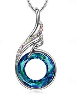 Discount Pendant Necklace Natural Crystal Women's Fashion Classic Necklace For Party Birthday Street Women Spring Accessories