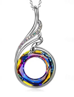 Discount Pendant Necklace Natural Crystal Women's Fashion Classic Necklace For Party Birthday Street Women Spring Accessories