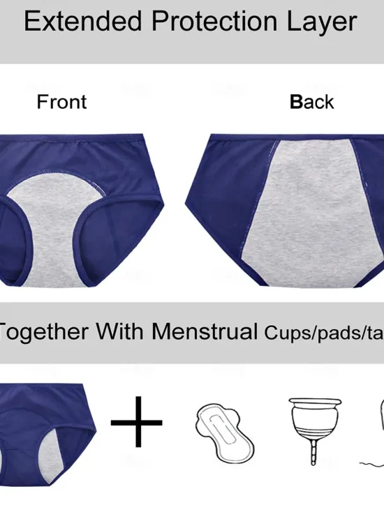 Sale Period Underwear Leak Proof Hipster Cotton Menstrual Panties Women Heavy Flow First Period Starter Kit Briefs Home Outfits Women Lingerie
