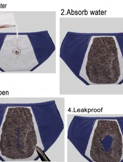 Sale Period Underwear Leak Proof Hipster Cotton Menstrual Panties Women Heavy Flow First Period Starter Kit Briefs Home Outfits Women Lingerie