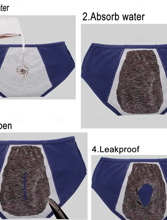 Sale Period Underwear Leak Proof Hipster Cotton Menstrual Panties Women Heavy Flow First Period Starter Kit Briefs Home Outfits Women Lingerie