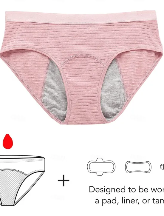 Sale Period Underwear Leak Proof Hipster Cotton Menstrual Panties Women Heavy Flow First Period Starter Kit Briefs Home Outfits Women Lingerie