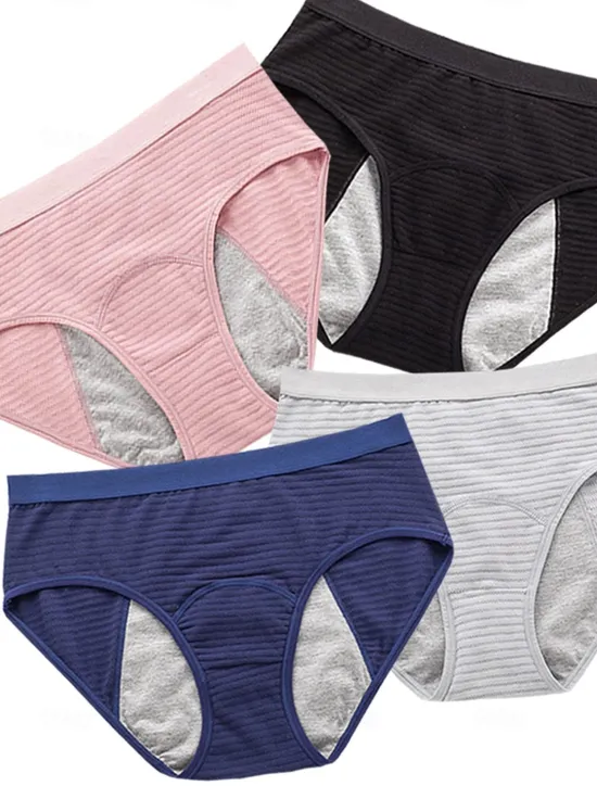 Sale Period Underwear Leak Proof Hipster Cotton Menstrual Panties Women Heavy Flow First Period Starter Kit Briefs Home Outfits Women Lingerie