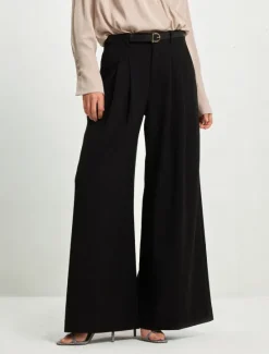 Sale Pleated Straight Full-Length Pants Women Pants