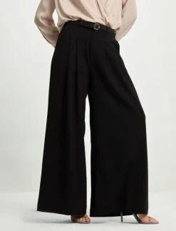 Sale Pleated Straight Full-Length Pants Women Pants