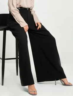 Sale Pleated Straight Full-Length Pants Women Pants