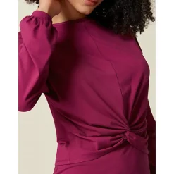 New Reversible Athleisure Long Sleeve Top Women T-Shirts