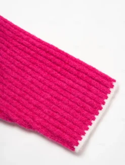Clearance Ribbed Knit Wool Blend Drop Shoulder Cardigan Women Cardigans & Outerwears