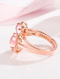 Discount Ring Wedding Geometrical Copper Cat Fashion Cute 1PC Valentine's Day Women Spring Accessories|Trendy Jewelry