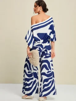 Outlet Satin Casual Elegant Wide Leg Pants Women Pants