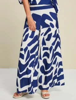 Outlet Satin Casual Elegant Wide Leg Pants Women Pants