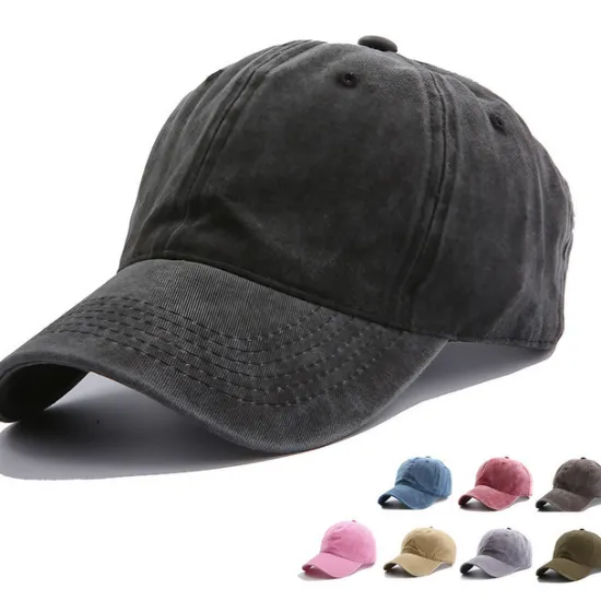 Clearance Solid Spring Summer Washing Cap Women Ponytail Baseball Cap Fashion Hats Men Baseball Cap Cotton Outdoor Simple Vintag Visor Casual Cap Women Hats