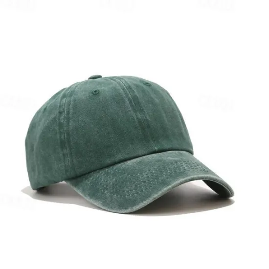 Clearance Solid Spring Summer Washing Cap Women Ponytail Baseball Cap Fashion Hats Men Baseball Cap Cotton Outdoor Simple Vintag Visor Casual Cap Women Hats