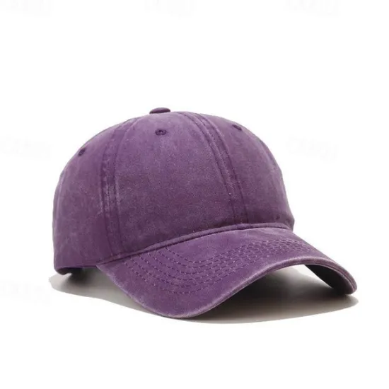 Clearance Solid Spring Summer Washing Cap Women Ponytail Baseball Cap Fashion Hats Men Baseball Cap Cotton Outdoor Simple Vintag Visor Casual Cap Women Hats