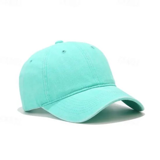 Clearance Solid Spring Summer Washing Cap Women Ponytail Baseball Cap Fashion Hats Men Baseball Cap Cotton Outdoor Simple Vintag Visor Casual Cap Women Hats