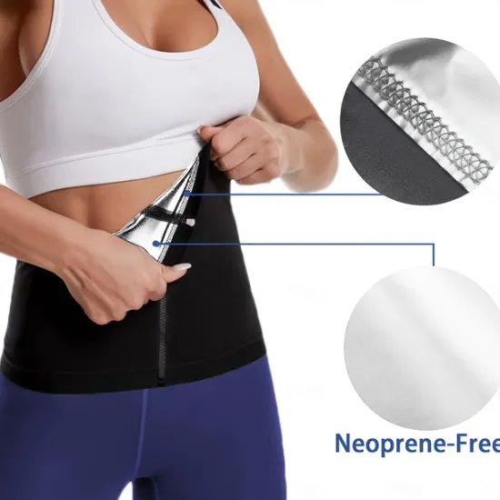 Sweat Waist Trainer Sauna Belt Sweat Shapewear Sports PU(Polyurethane) Home Workout Fitness Gym Workout Weight Loss Hot Sweat Fat Burning For Women's Waist Home Outfits Women Lingerie