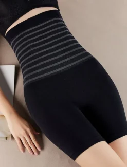 Women's High Waist Flat Panties Seamless Body Shaping Boxers Safety Shorts Slimming Underwear Home Outfits Women Shapewear