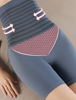 Women's High Waist Flat Panties Seamless Body Shaping Boxers Safety Shorts Slimming Underwear Home Outfits Women Shapewear