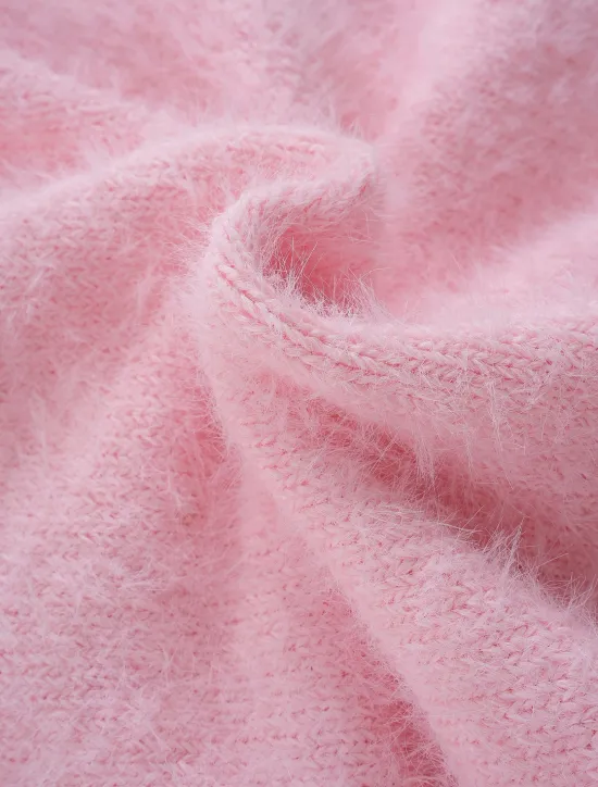 Hot Women's Oversized Cardigan Fuzzy V Neck Knit Fall Winter Work Weekend Elegant Fashion Streetwear Long Sleeve Solid Color Pink Light Grey Women Cardigans & Outerwears