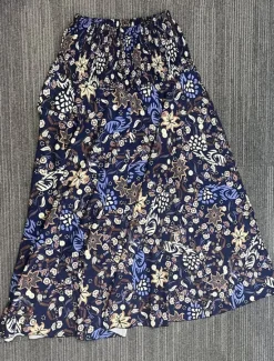 Discount Women's A Line Maxi Skirts Print Gradient Vacation Summer Boho Black Pink Blue Orange Women Skirts
