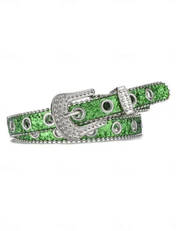 Clearance Women's Active Street Geometry Headwear Women Belt