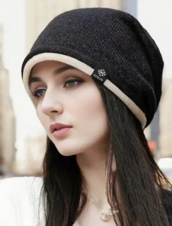 Women's Active Street Pure Color Headwear Women Hats