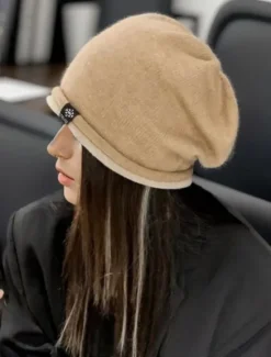 Women's Active Street Pure Color Headwear Women Hats