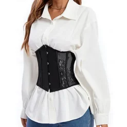 Hot Women's Backless Carnival Date Club Corsets Punk & Gothic Pure Color Home Outfits Women Shapewear