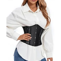 Hot Women's Backless Carnival Date Club Corsets Punk & Gothic Pure Color Home Outfits Women Shapewear