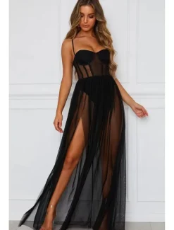 Clearance Women's Backless Sexy Erotic Sexy Lingerie Sexy Bodies Nightwear - Acrylic Spandex Solid Colored Sexy Lingerie Set Home Outfits Women Lingerie