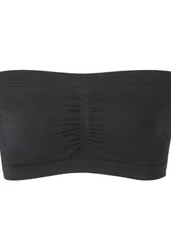 Sale Women's Bandeau Bra Strapless Tube Top Plain Beige Stretch Comfortable Soft Breathable Underwear Spring Summer Casual Daily Invisible Lightweight Seamless Women Lingerie