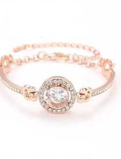 Online Women's Bangle Fashion Outdoor Geometry Bracelets & Bangles Women Trendy Jewelry