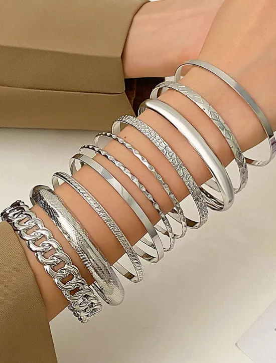 New Women's Bangle Fashion Outdoor Geometry Bracelets & Bangles Women Trendy Jewelry