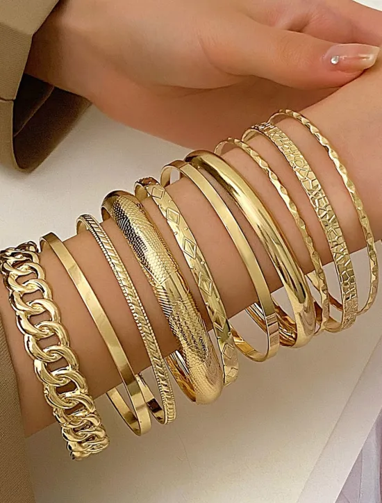 New Women's Bangle Fashion Outdoor Geometry Bracelets & Bangles Women Trendy Jewelry