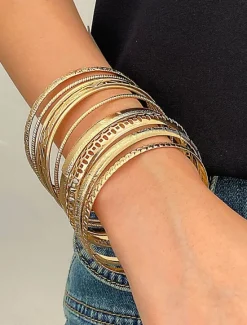 New Women's Bangle Fashion Outdoor Geometry Bracelets & Bangles Women Trendy Jewelry
